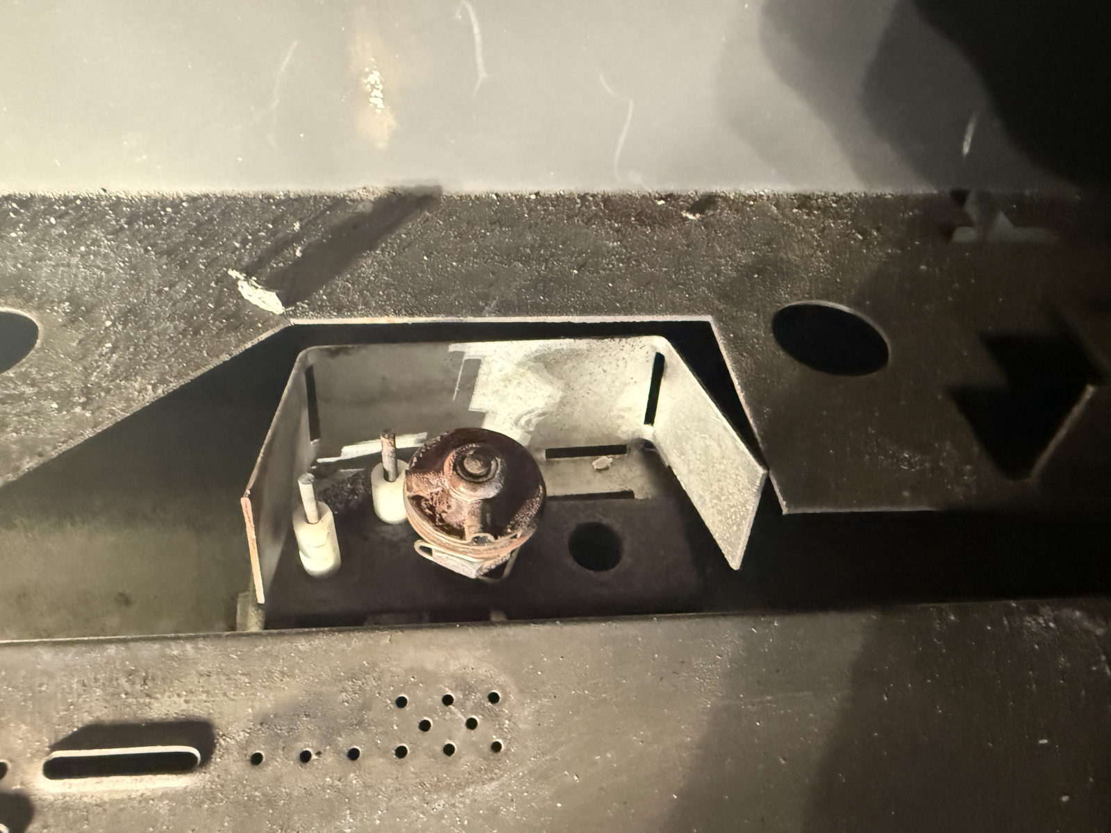 Gas fireplace service project